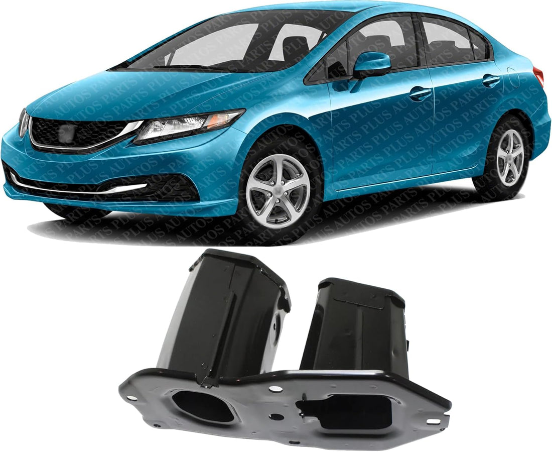 Front Bumper Extension Bracket Steel Left Driver Side Direct Replacement Compatible With 2013-2015 Honda Civic HO1066117 71160TR3A00ZZ