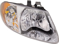 Set Of 2 Head Light Assembly Right & Left Side Direct Replacement Compatible With 2001-2007 Dodge Caravan/Grand Caravan/Town & Country / 2001-2003 / Voyager 4857700AC-PFM