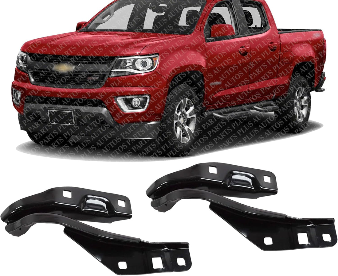 AUTOS PARTS PLUS Front Hood Hinges Steel Left Driver & Right Passenger Side Direct Replacement Compatible With 2015-2022 Chevrolet Colorado/GMC Canyon GM1236215 GM1236214 23303047 23303048