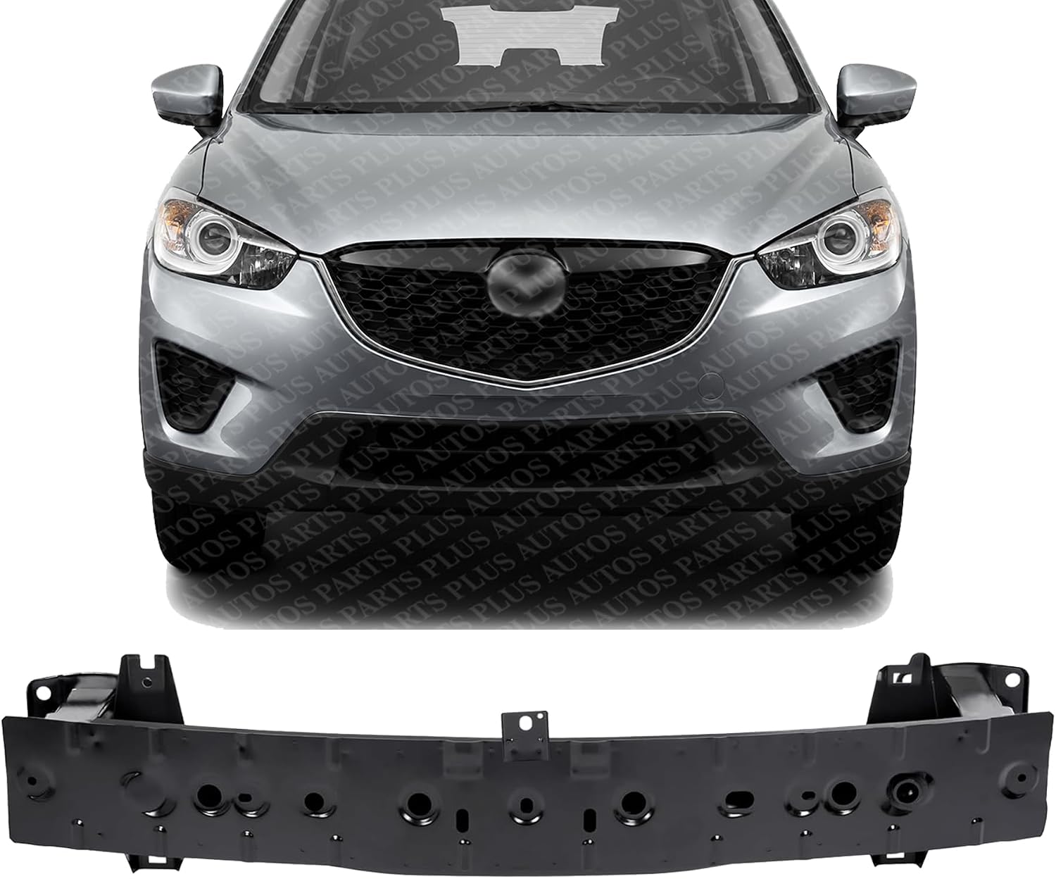 Front Bumper Reinforcement Steel Direct Replacement Compatible With 2013-2021 Mazda CX-5 MA1006150 KD5350070