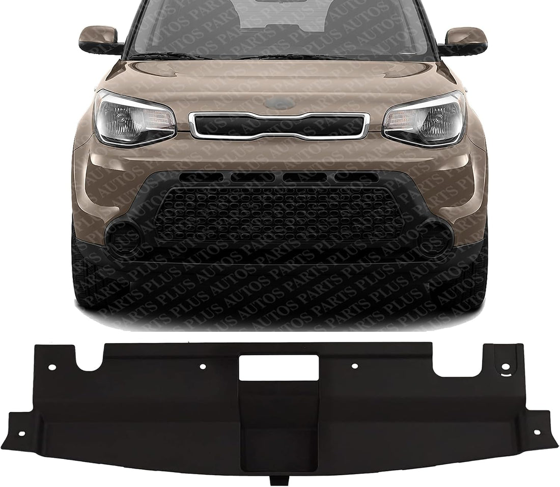 Front Radiator Support Cover Plastic Direct Replacement Compatible With 2014-2019 Kia Soul KI1224114 86353B2000