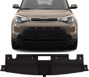 Front Radiator Support Cover Plastic Direct Replacement Compatible With 2014-2019 Kia Soul KI1224114 86353B2000
