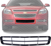 Front Bumper Grille Center Textured Direct Replacement Compatible With 2008-2012 Chevrolet Malibu GM1036119 15823704