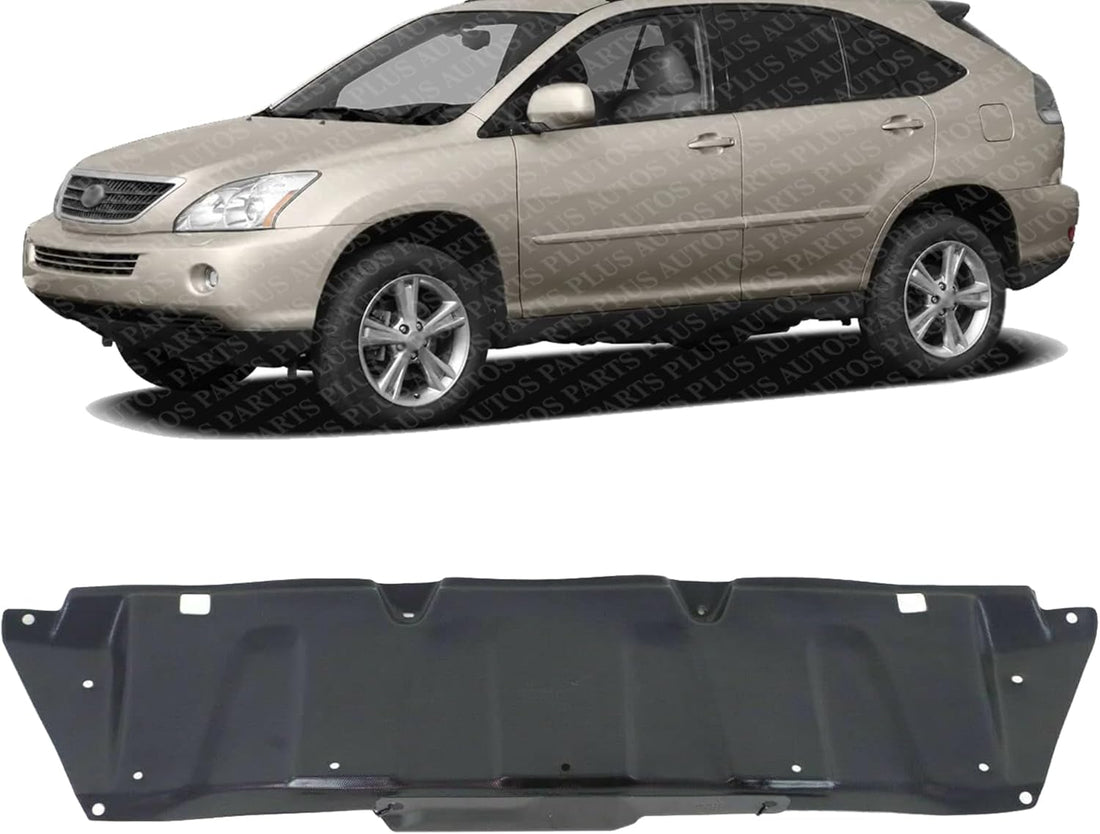 Front Engine Splash Shield Under Cover Plastic Direct Replacement Compatible with 2006-2008 Lexus RX400h LX1228128 5144048040