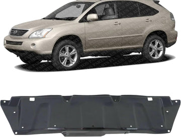 Front Engine Splash Shield Under Cover Plastic Direct Replacement Compatible with 2006-2008 Lexus RX400h LX1228128 5144048040