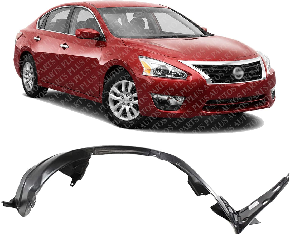 Front Fender Liner Right Passenger Side Direct Replacement Compatible with 2007-2013 Nissan Altima NI1251135 63840ZX00A