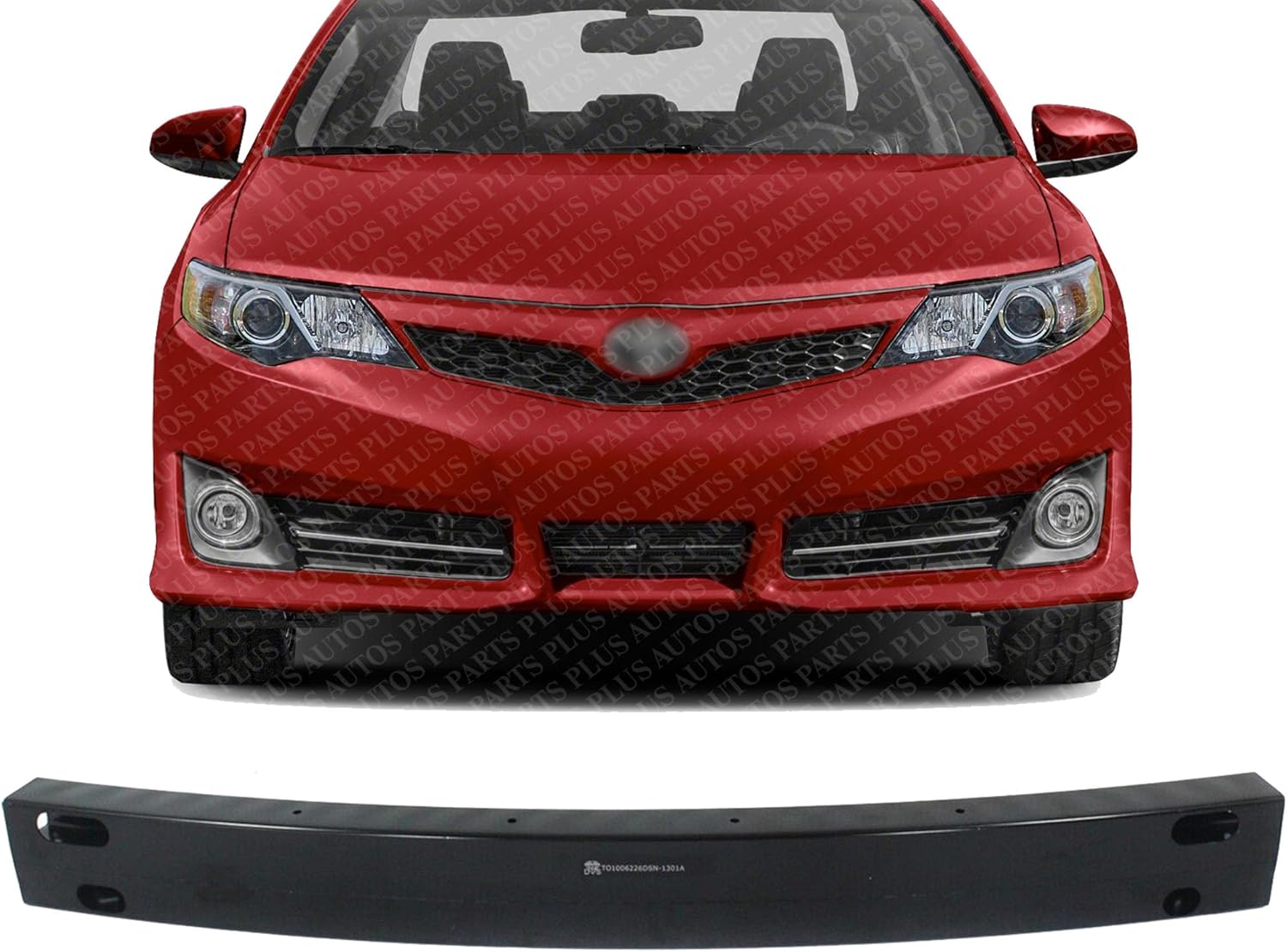 Front Bumper Reinforcement Bar Steel Direct Replacement Compatible With 2012-2014 Toyota Camry TO1006226 5213106101