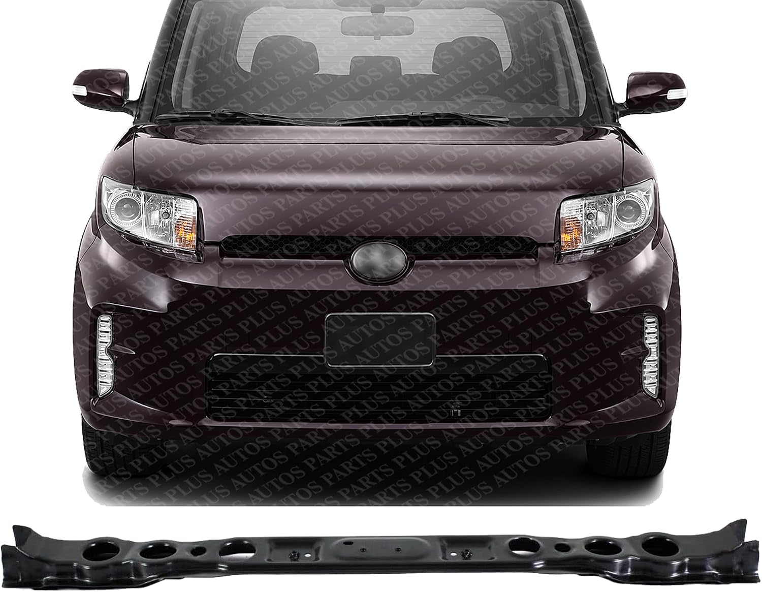 Front Radiator Lower Support Tie Bar Steel Direct Replacement Compatible With 2008-2015 Scion XB / 2011-2017 Lexus CT200h / 2011-2016 TC / 2012-2018 Toyota Prius V TO1225301
