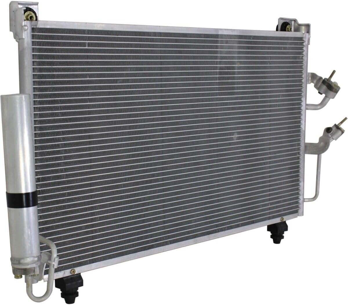 Front A/C Condenser Aluminum Core Direct Replacement Compatible With 2003-2006 Mitsubishi Outlander MI3030162 MR958462