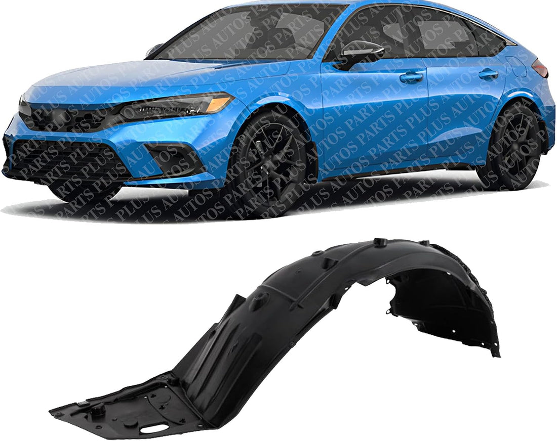 Front Fender Liner Left Driver Side Direct Replacement Compatible With 2022-2024 Honda Civic HO1248202 74150T20A10