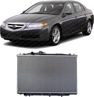 Front Radiator Aluminum Core Direct Replacement Compatible With 2004-2006 Acura TL AC3010138 19010RDAA52