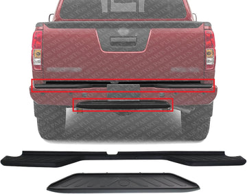 Rear Bumper Lower & Upper Step Pads Direct Replacement Compatible With 2005-2021 Nissan Frontier NI1191101 NI1191102 85065EA600 85064EA600