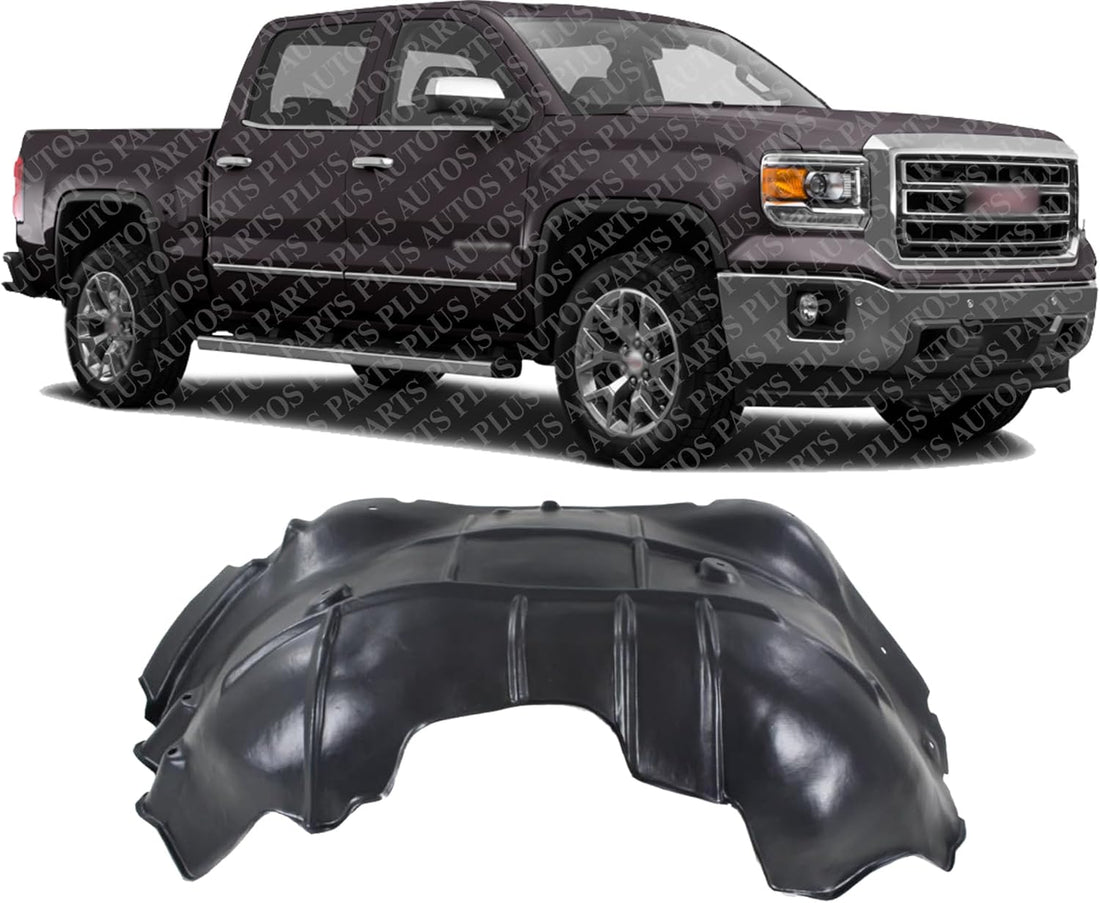 Front Fender Liner Right Passenger Side Direct Replacement Compatible With 2014-2018 GMC Sierra 1500 GM1249239 23496265-PFM