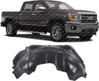 Front Fender Liner Right Passenger Side Direct Replacement Compatible With 2014-2018 GMC Sierra 1500 GM1249239 23496265-PFM
