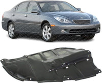 Front Engine Splash Shield Under Cover Plastic Right Passenger Side Direct Replacement Compatible with 2002-2003 Lexus ES300 / 2004-2006 ES330 LX1228102 5144133060