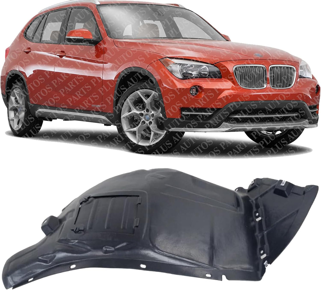 Front Section Fender Liner Right Passenger Side Direct Replacement Compatible With 2012-2015 BMW X1 BM1249138 51717290160