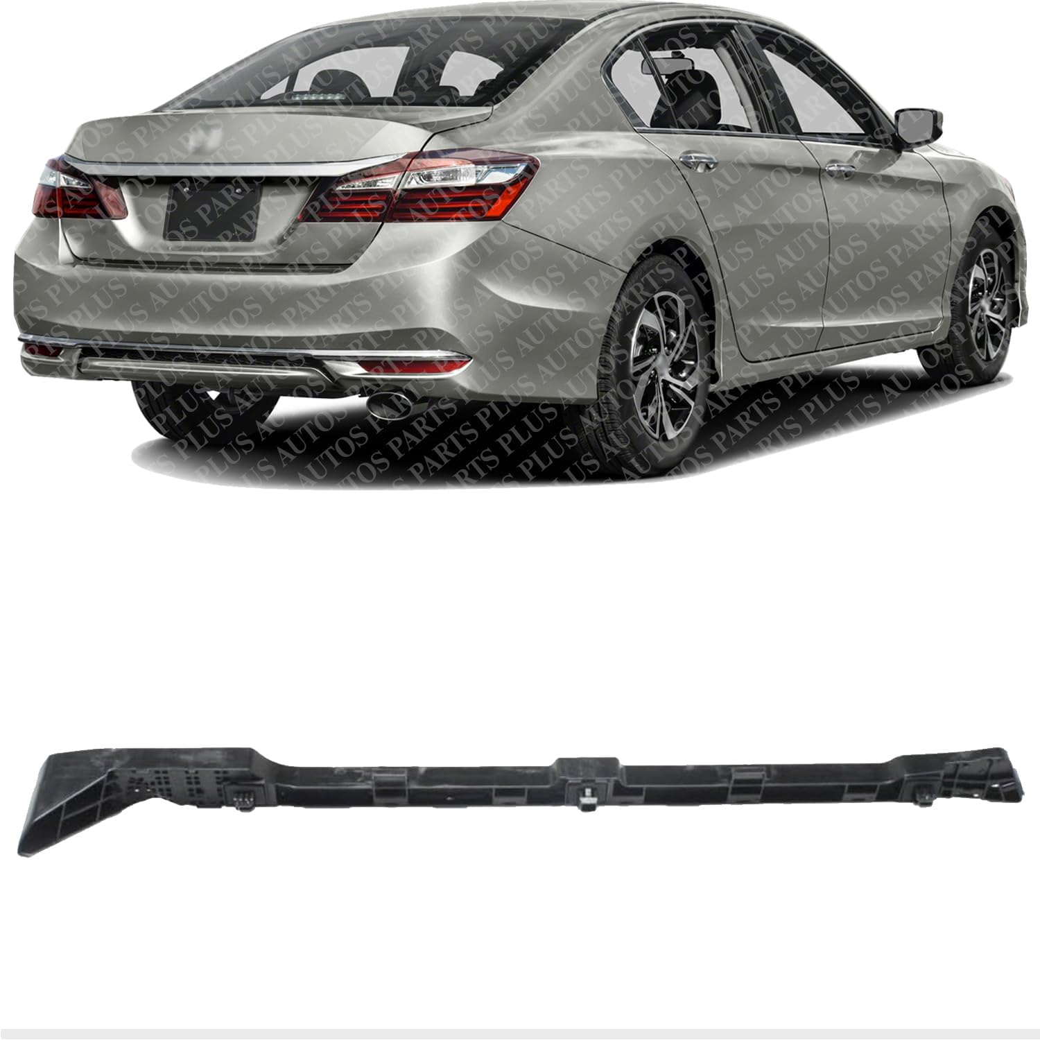 Rear Bumper Cover Spacer Bracket Right Passenger Side Direct Replacement Compatible With 2013-2017 Honda Accord HO1143109 71593T2AA01