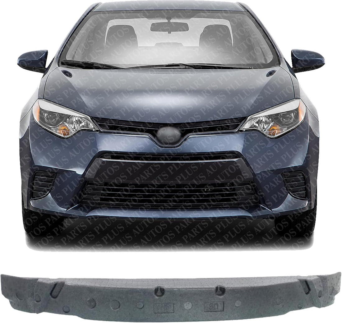 Front Bumper Face Bar Impact Absorber Direct Replacement Compatible With 2014-2016 Toyota Corolla TO1070179 5261102280