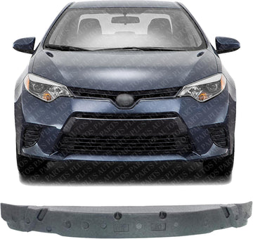 Front Bumper Face Bar Impact Absorber Direct Replacement Compatible With 2014-2016 Toyota Corolla TO1070179 5261102280