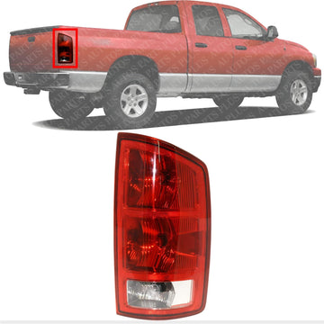 Tail Light Assembly Right Passenger Side Direct Replacement Compatible With 2002-2006 Dodge Ram 1500 2500 3500 55077348AF-PFM
