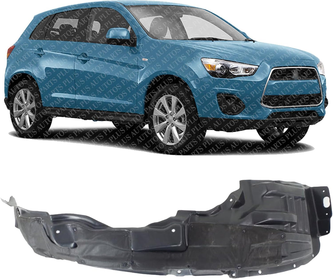 Front Fender Liner Right Passenger Side Direct Replacement Compatible With 2014-2019 Mitsubishi Outlander MI1249127 5370C176 5370B960