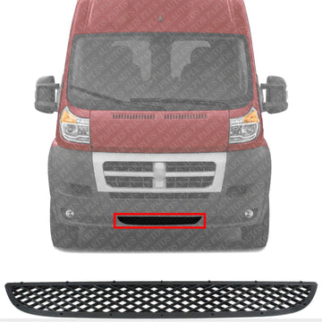 AUTOS PARTS PLUS Front Bumper Grille Lower Plastic Direct Replacement Compatible With Ram ProMaster VAN 2014-2022 CH1036145 5LT25LAHAA