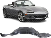 Front Fender Liner Right Passenger Side Direct Replacement Compatible With 1999-2005 Mazda Miata MA1249122 NC1056131F
