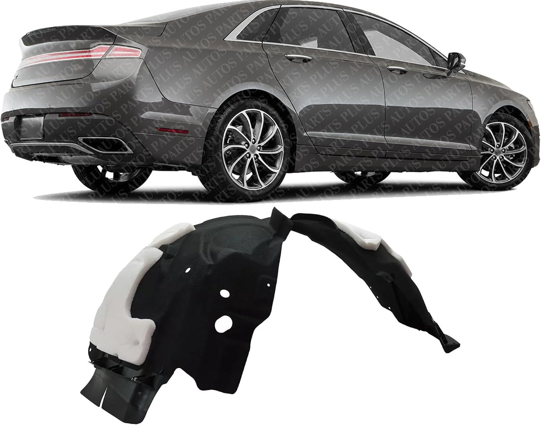 Rear Fender Liner Right Passenger Side Direct Replacement Compatible With 2013-2020 Lincoln MKZ/Hybrid FO1763104 DP5Z58278B50A