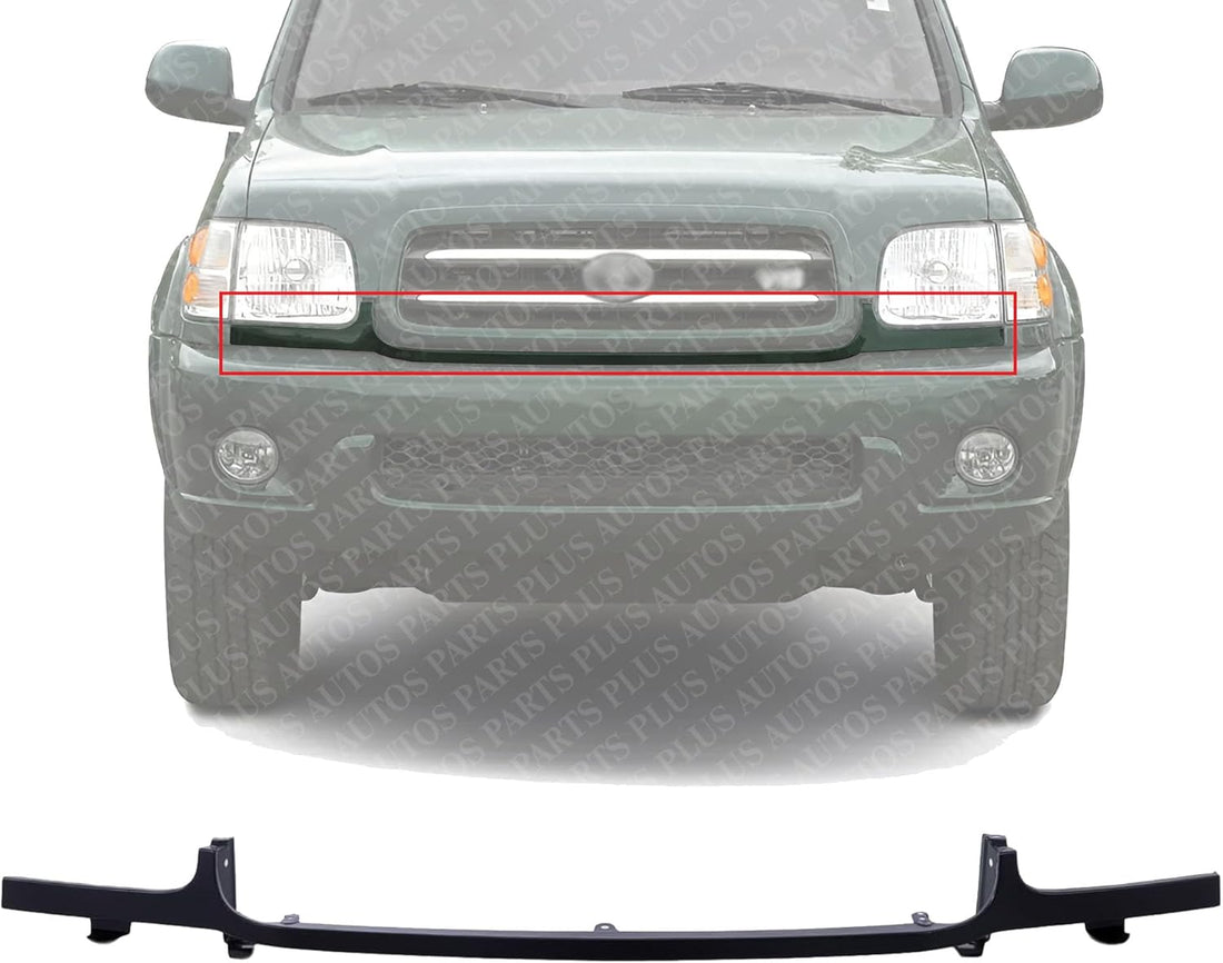 Front Bumper Face Bar Filler Retainer Direct Replacement Compatible With 2001-2004 Toyota Sequoia TO1087111 539030C020