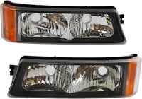 Front Bumper Primed Steel + Grille + Upper Cover + Lower Valance + Brackets + Headlights + Fog Lamps Left & Right Direct Replacement Compatible With 2003-2006 Chevrolet Silverado 1500