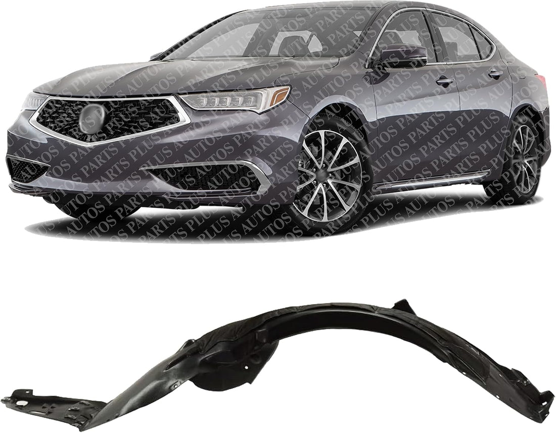 Front Fender Liner Left Driver Side Direct Replacement Compatible With 2018-2020 Acura TLX AC1248138 74150TZ3A01