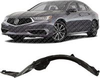 Front Fender Liner Left Driver Side Direct Replacement Compatible With 2018-2020 Acura TLX AC1248138 74150TZ3A01