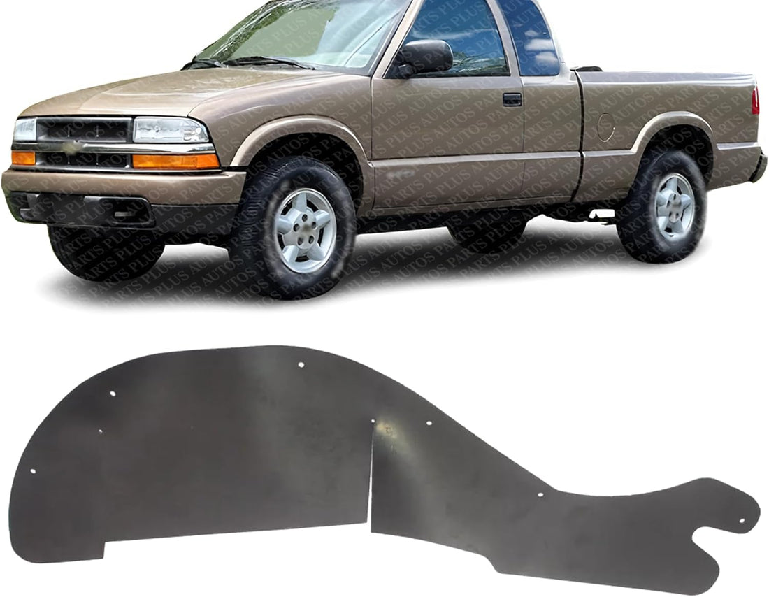 Front Fender Liner Left Driver Side Direct Replacement Compatible With 1994-2004 Chevrolet S10 / GMC Sonoma GM1250130 15679117