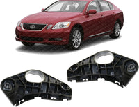 Set Of 2 Front Bumper Upper Retainers Plastic Right Passenger & Left Driver Side Direct Replacement Compatible With 2006-2007 Lexus GS430 / 2007-2011 GS450h LX1033116 LX1032116