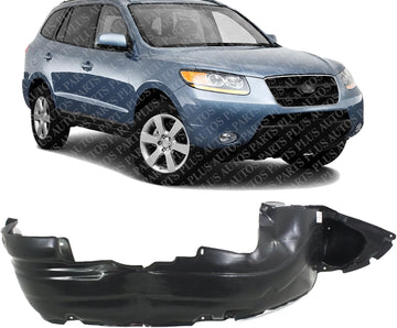 Front Fender Liner Right Passenger Side Direct Replacement Compatible With 2007-2009 Hyundai Santa Fe HY1251114 868200W000