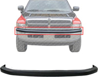 Front Bumper Upper Cover Textured Direct Replacement Compatible With 1994-2001 Dodge Ram 1500/1994-2002 2500 3500 CH1000160 55076610AB