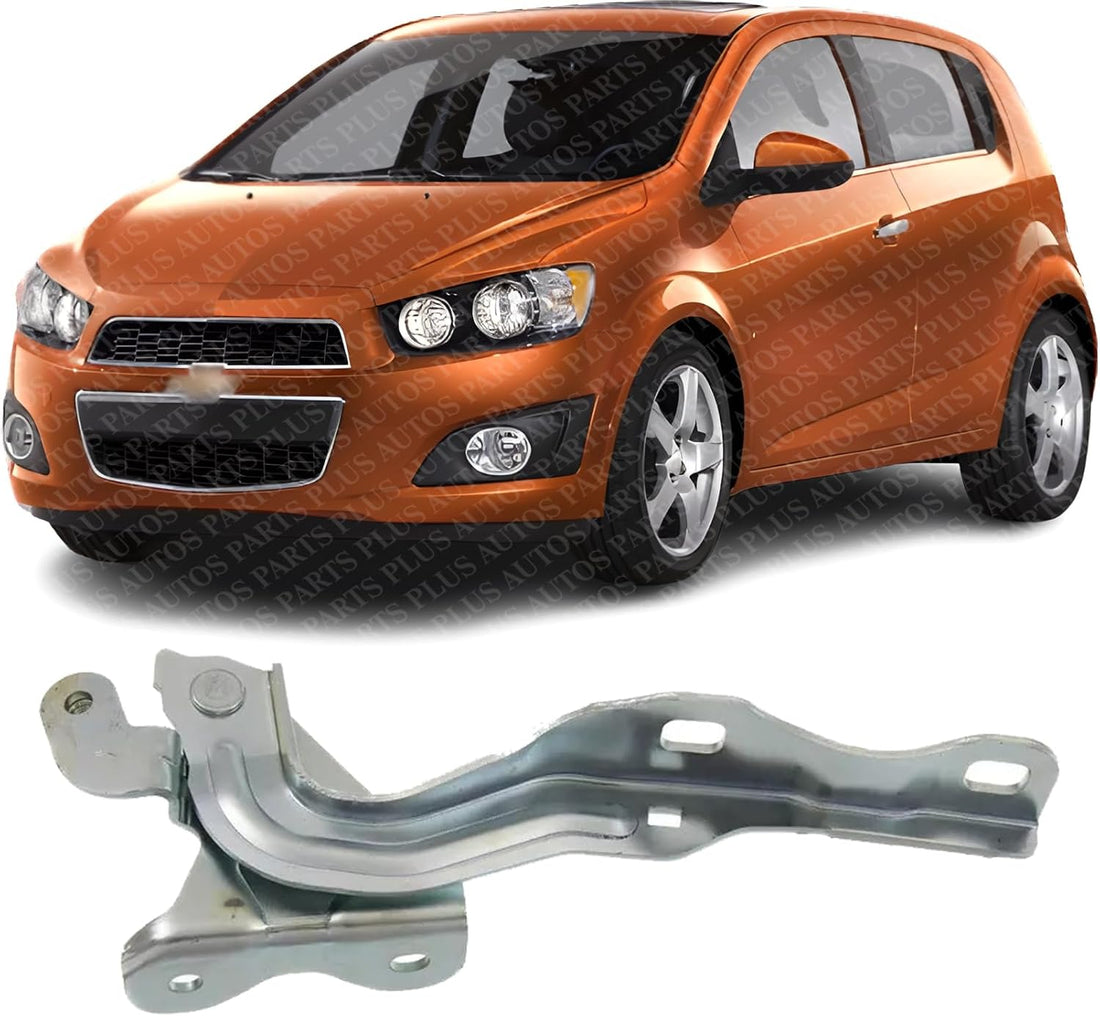 Front Hood Hinge Steel Left Driver Side Direct Replacement Compatible With 2012-2020 Chevrolet Sonic GM1236140 95292251