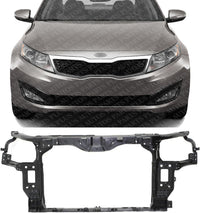 Front Radiator Support Assembly Plastic With Steel Direct Replacement Compatible With 2012-2013 Kia Optima KI1225159 641014C000