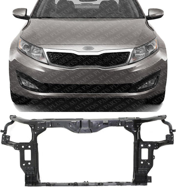 Front Radiator Support Assembly Plastic With Steel Direct Replacement Compatible With 2012-2013 Kia Optima KI1225159 641014C000