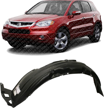 Front Fender Liner Left Driver Side Direct Replacement Compatible With 2007-2012 Acura RDX AC1248122 74151STKA00