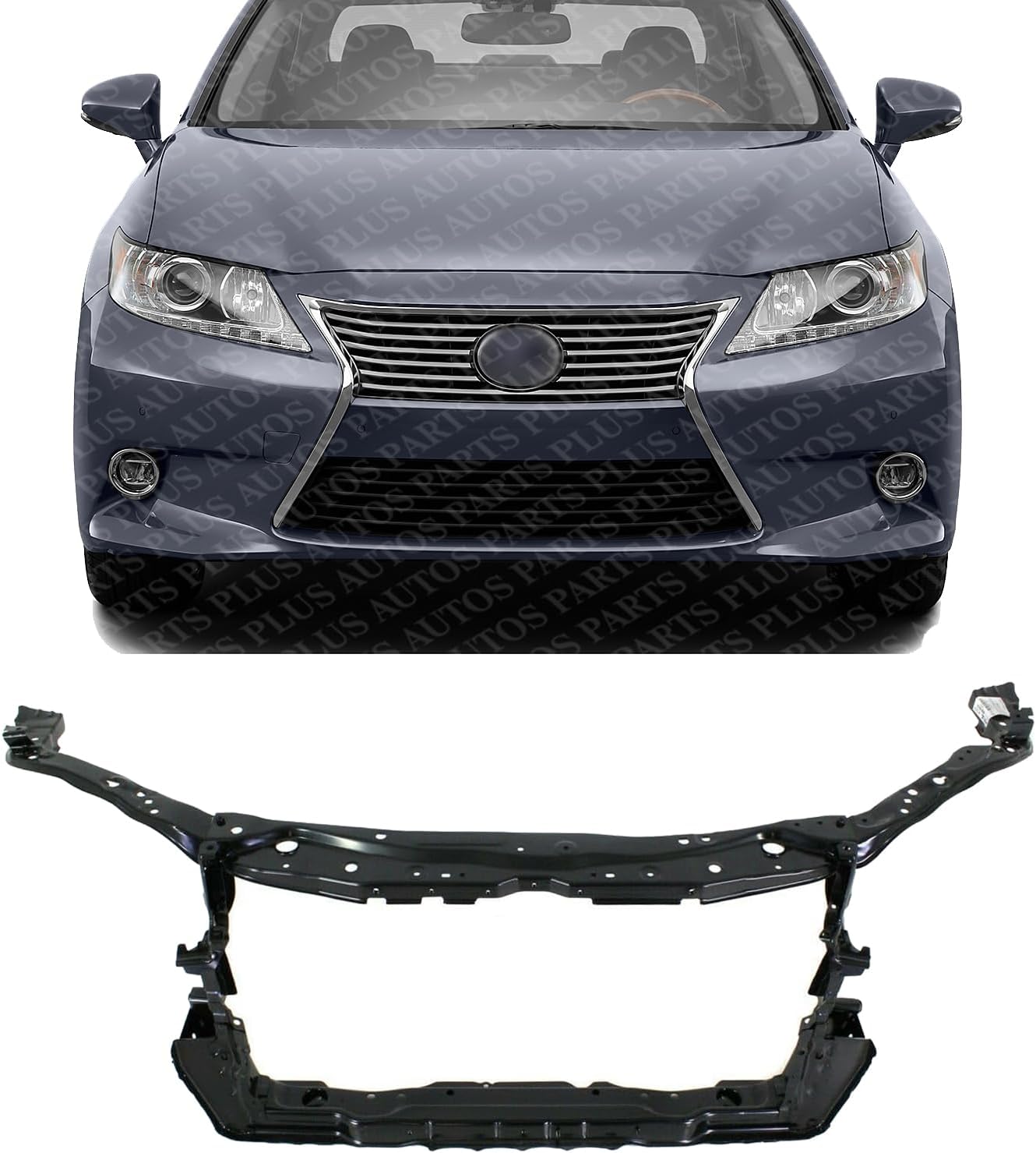 Front Radiator Support Assembly Steel Direct Replacement Compatible With 2013-2018 Lexus ES300h / ES350 LX1225121 5320133191