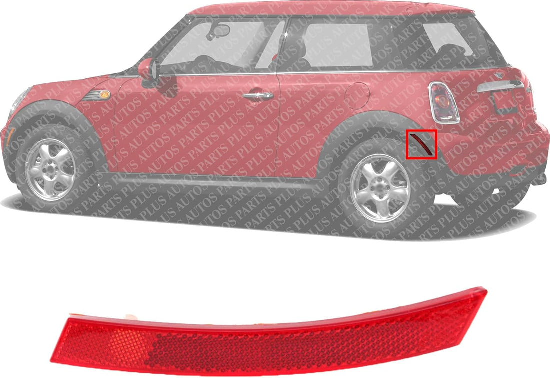 Rear Side Marker Corner Parking Light Red Driver Side Direct Replacement Compatible With 2002-2008 Mini Cooper MC2860101 63147165871