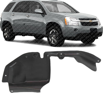 Front Fender Liner Right Passenger Side Direct Replacement Compatible With 2002-2007 Saturn Vue / 2006-2009 Pontiac Torrent GM1251140 22624532