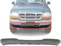 Front Bumper Lower Valance Panel Textured Plastic Direct Replacement Compatible With 1998-2000 Ford Ranger FO1095173 F87Z17626BAA