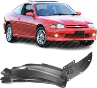 Front Section Fender Liner Right Passenger Side Direct Replacement Compatible With 2003-2005 Chevrolet Cavalier GM1249119 22708176