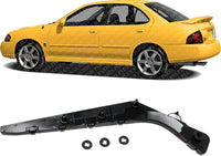 Rear Bumper Bracket Left Driver Side Direct Replacement Compatible With 2007-2012 Nissan Sentra NI1166111 85221ET00A