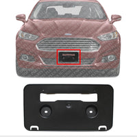 Front License Plate Bracket Textured Direct Replacement Compatible with 2013-2016 Ford Fusion FO1068145 DS7Z17A385AA