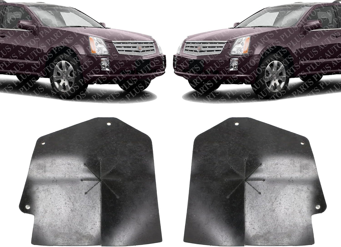 Front Fender Liner Left=Right Direct Replacement Compatible With 2004-2009 Cadillac SRX / 2005-2011 STS GM1251129 25772196
