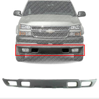 AUTOS PARTS PLUS Front Bumper Lower Valance Air Deflector Textured Direct Replacement Compatible With 2002-2006 Chevrolet Avalanche / 2003-2006 Silverado 1500 2500 HD 3500 GM1092173 10367213