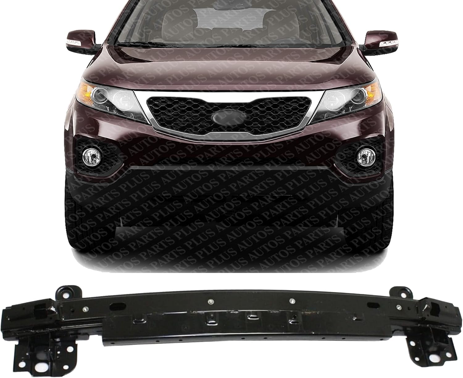 Front Bumper Reinforcement Steel Direct Replacement Compatible With 2011-2013 Kia Sorento KI1006132 865301U200